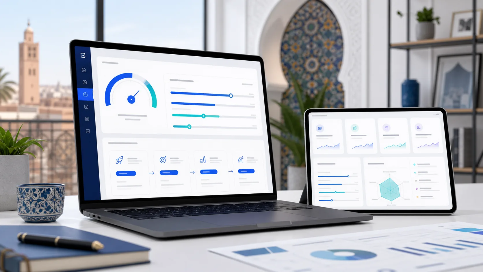 Maturité digitale PME Maroc: méthode, score et priorités